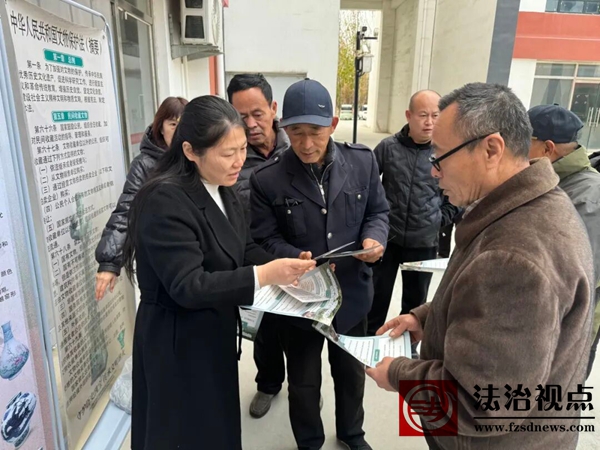 守护文明印记 共护流散文物——青田街道办事处开展文物保护宣传活动