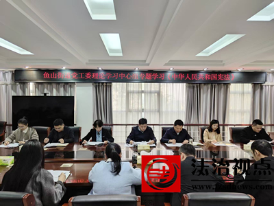 法治暖阳映鱼山  宪法润心泽民意  ——金乡县鱼山街道扎实开