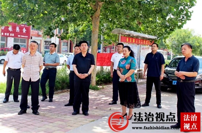 山东省司法厅调研组莅临禹城市张庄司法所调研指导工作