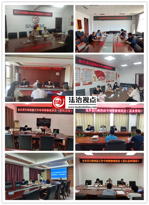 开展专项督察  提高监督效能——金乡县开展行政执法工作专项督察活动
