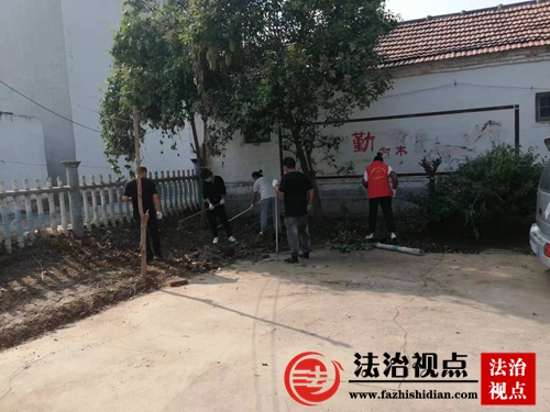 金乡县司马镇社区矫正对象：提升人居环境  改造净化心灵