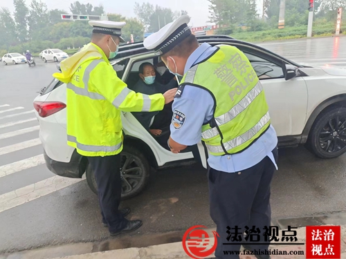   百日行动中老百姓说:幸亏东明交警大队培养出的好民警！