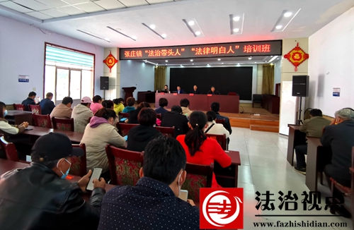 禹城市张庄司法所：专家授课让“法律明白人”更“明白”