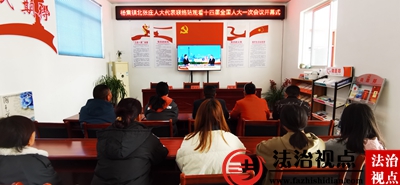 郯城县杨集镇人大代表收听收看十四届全国人大一次会议开幕式