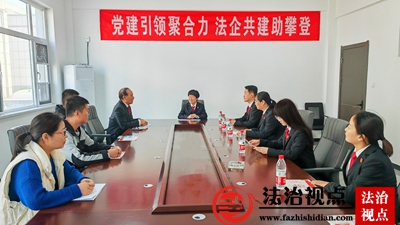 党建引领聚合力法企共建助攀登