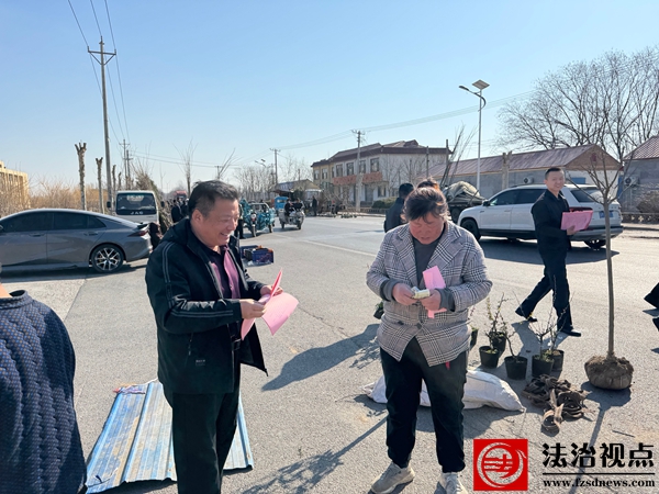 阳信县流坡坞镇联合县自然资源和规划局开展春季耕地保护宣传系列活动