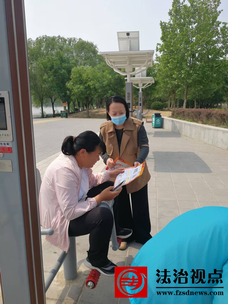 禹城市司法局禹兴司法所组织开展民法典宣传月普法宣传活动