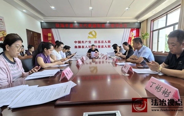 海丰街道召开县人大代表履职能力培训会议暨立法征求意见座谈会
