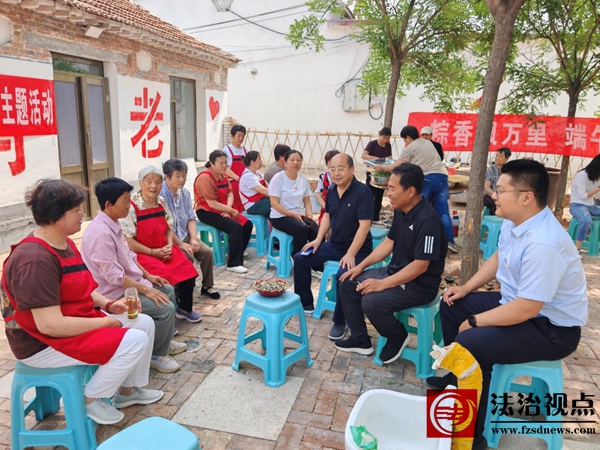 阳信县省派第一书记 开展端午敬老活动