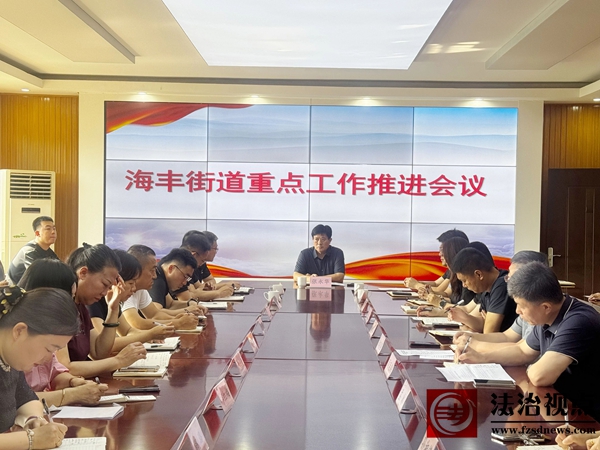 海丰街道组织召开重点工作会议