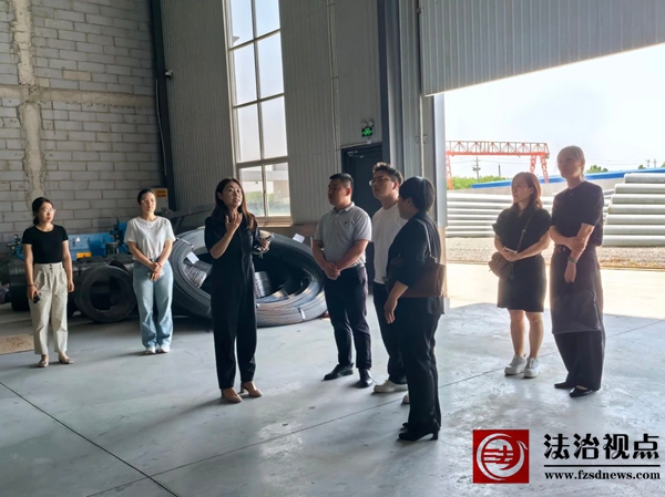 “山东制造”项目组副组长孙佑安到海丰街道调研专精特新企业发展情况
