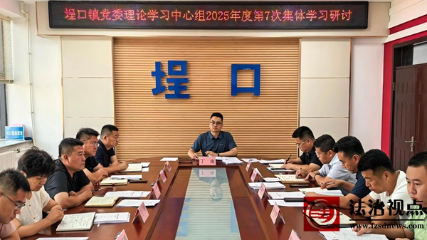 埕口镇党委理论学习中心组（扩大）举行2025年度第7次集体学