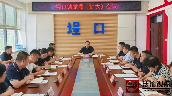 埕口镇召开党委（扩大）会议