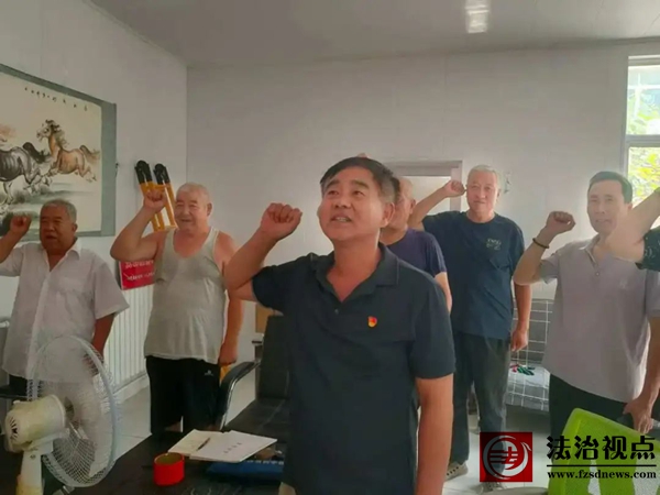 海丰街道滨河社区：主题党日强基固本 五金网格选贤任能