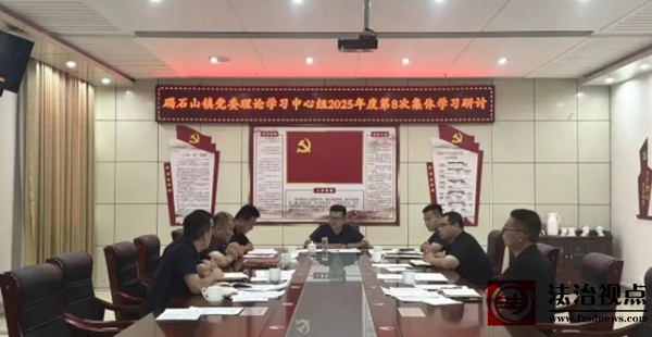 碣石山镇党委理论学习中心组开展2025年度第八次集体学习研讨