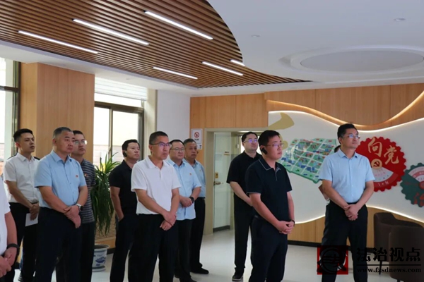 惠民县委组织部到彭李街道考察学习单位小区治理工作