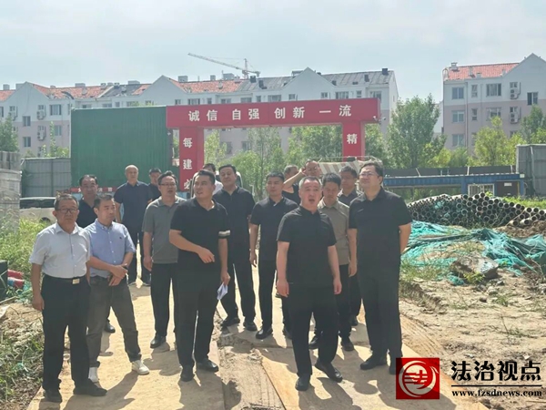 区委副书记、区长李刚到彭李街道调研城改城建工作