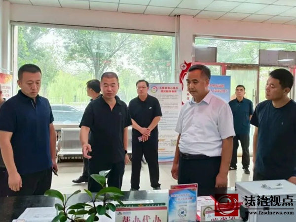 市退役军人事务局就业创业科科长高波到海丰街道调研退役军人服务工作