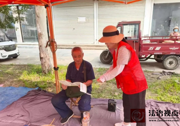 孙武街道开展“扫黄打非·助老”宣传活动