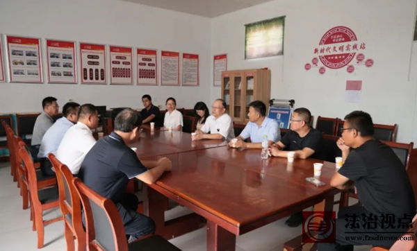 九三学社滨州市委会副主委李江涛带队到泊头镇调研