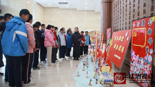 赴艺术之约 探美学之境——阳信二中组织参观全县艺术节书画展