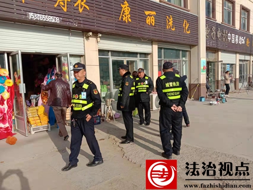 金乡县王丕街道行政执法监督办公室开展“随同执法”行政执法监督工作