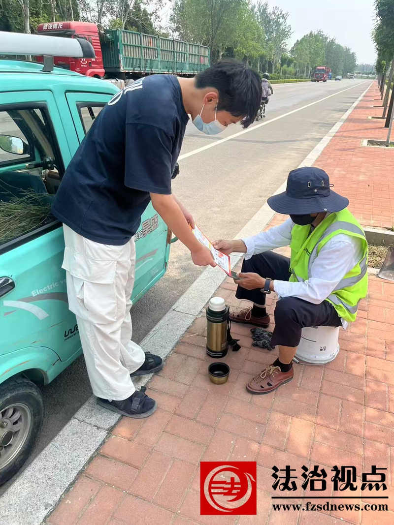 禹城市司法局禹兴司法所组织开展民法典宣传月普法宣传活动